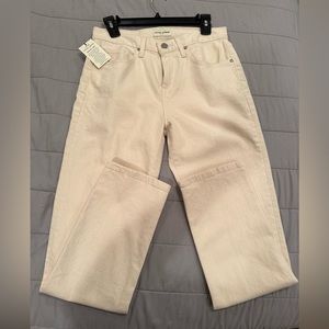 NEW Men’s Crosby & Howard Natural Ecru Denim Jeans